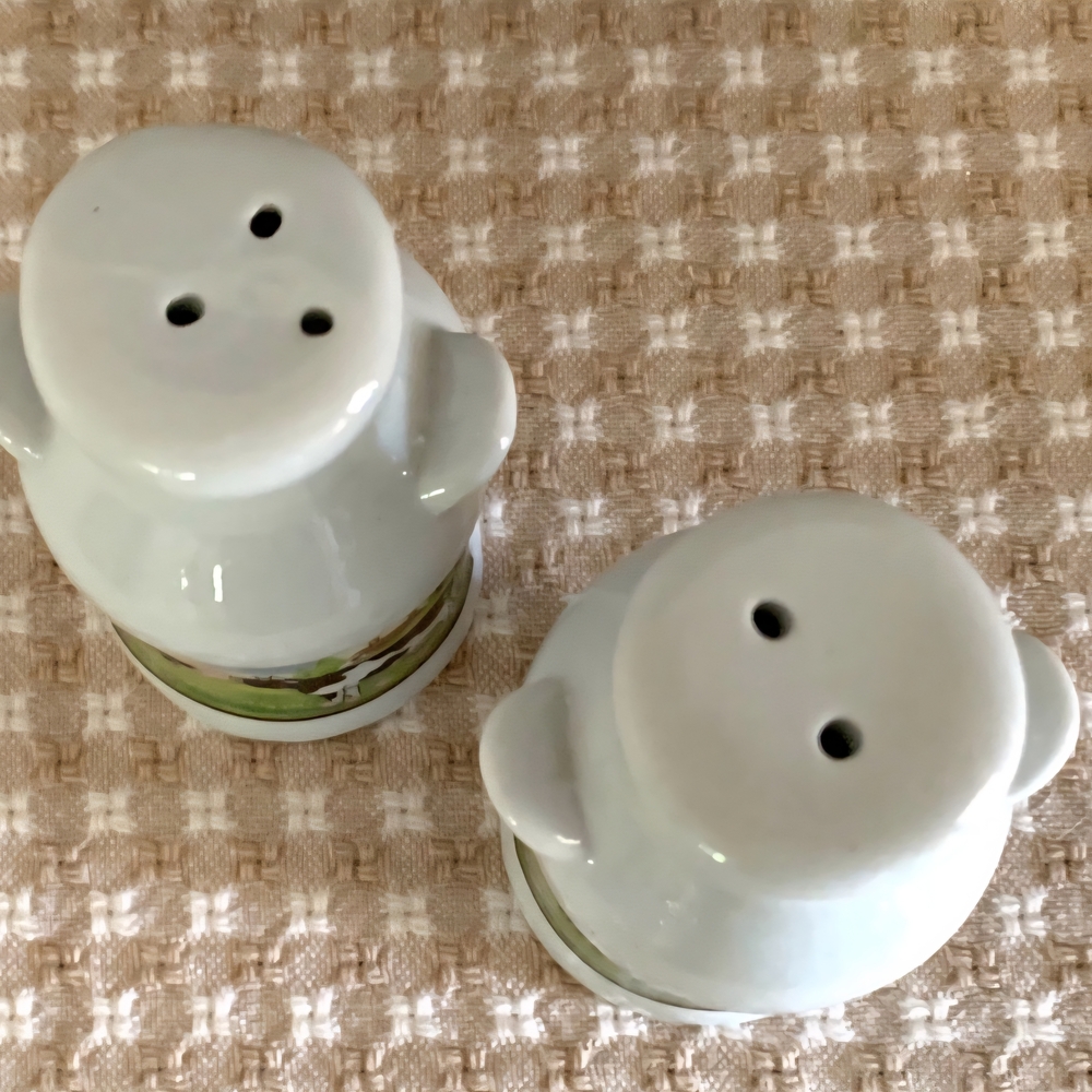 vintage ceramic salt and pepper shaker set. - Picture 3 of 6
